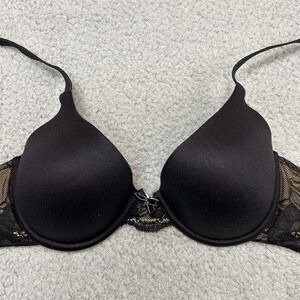 Maidenform Bra 36C T-Shirt Bra 09441 Comfort Devotion Embellished Demi Bra